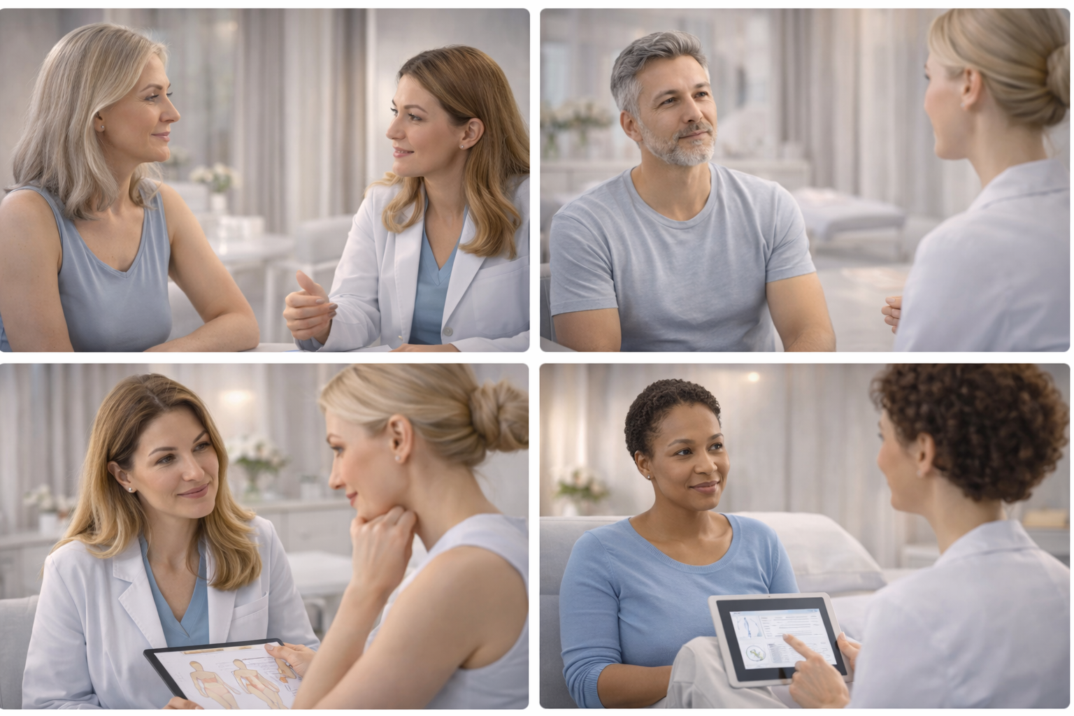 Collage of people of different ages and backgrounds